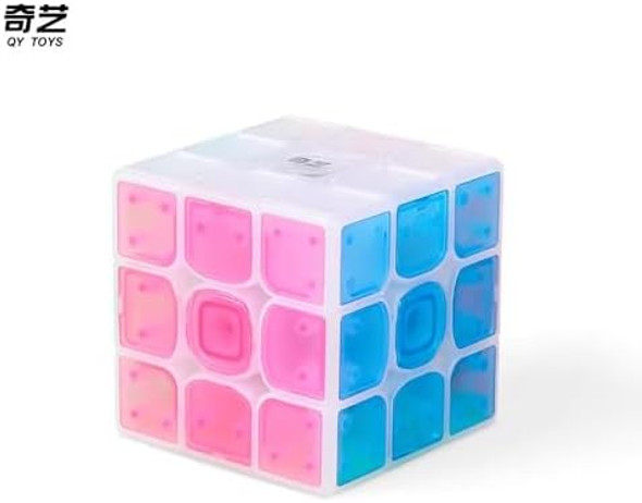 Cuberspeed Qiyi Transparent 3X3 Speed Cube 3X3X3 Crystal Cube Cuberspeed Qiyi Transparent 3X3 Speed Cube 3X3X3 Crystal Cube