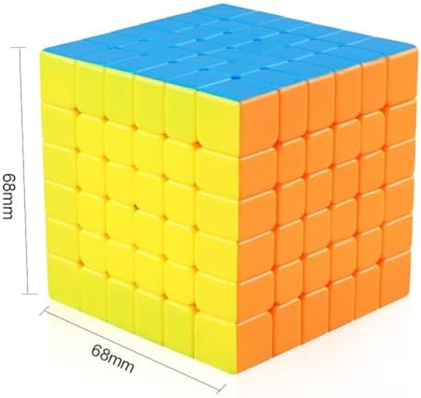 D-Fantix6X6 Cubing Classroom Meilong 6X6X6 Speed Cube Stickerless Puzzle Cube Toy D-Fantix6X6 Cubing Classroom Meilong 6X6X6 Speed Cube Stickerless Puzzle Cube Toy