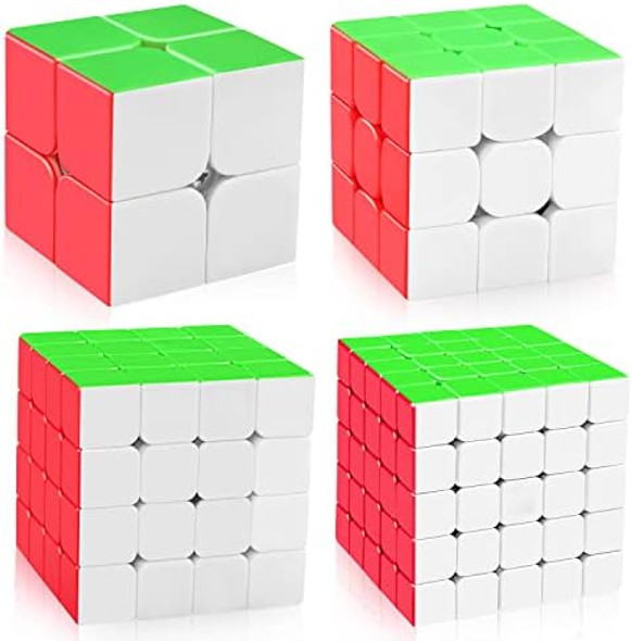 D-Fantixspeed Cube Set Meilong Mf2S 2X2 Mf3S 3X3 Mf4S 4X4 Mf5S 5X5 Stickerless Speed Cubes Bundle With Box D-Fantixspeed Cube Set Meilong Mf2S 2X2 Mf3S 3X3 Mf4S 4X4 Mf5S 5X5 Stickerless Speed Cubes Bundle With Box