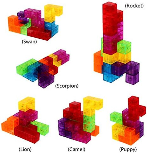 Dasdax Magnetic Building Blocks Magic Magnetic 3D Puzzle Cubes Set Of 7 Multi Shapes Magnetic Blocks With 54 Guide Cards Intelligence Developing And Stress Relief Fidget Toys Dasdax Magnetic Building Blocks Magic Magnetic 3D Puzzle Cubes Set Of 7 Multi Shapes Magnetic Blocks With 54 Guide Cards Intelligence Developing And Stress Relief Fidget Toys