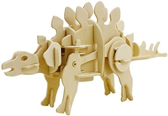 Dinoroid Stegosaurus Walking 3D Wooden Dinosaur Puzzle Dinoroid Stegosaurus Walking 3D Wooden Dinosaur Puzzle