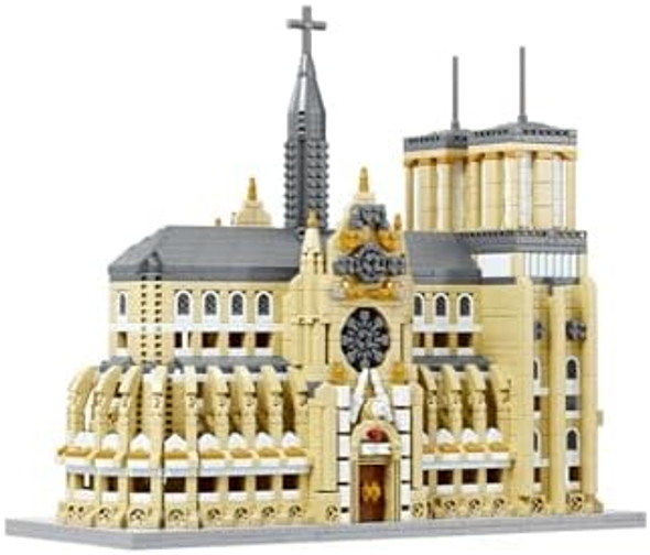 Dovob Architecture Notre Dame De Paris Micro Mini Blocks Set 3598 Pieces Building Bricks 3D Puzzle Toy For Adults And Kids Dovob Architecture Notre Dame De Paris Micro Mini Blocks Set 3598 Pieces Building Bricks 3D Puzzle Toy For Adults And Kids