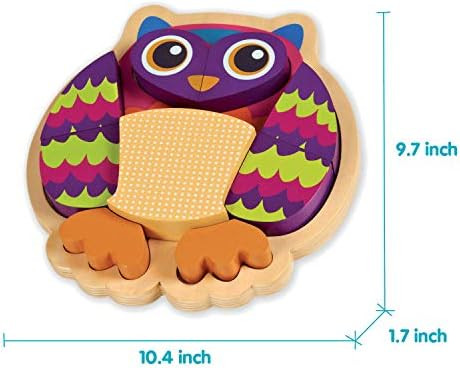 Epoch OOPS Happy Puzzle - Wooden Toy Puzzle for Toddlers Owl Character
B00NMK1IAG
