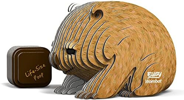 Eugy Wombat 3D Puzzle 36 Piece Eco-Friendly Educational Toy Puzzles for Boys Girls & Kids Ages 6+
B09RQQ34RH