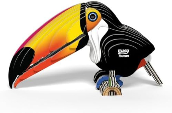 Eugy Toucan 3D Puzzle - 34 Piece Eco-Friendly Educational Toy Puzzle for Boys Girls & Kids Ages 6+
B0DD6J1MQP
