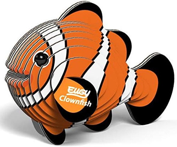 Eugy Clownfish 3D Puzzle 16 Piece Eco-Friendly Educational Toy Puzzles for Boys Girls & Kids Ages 6+
B08GP84CSD