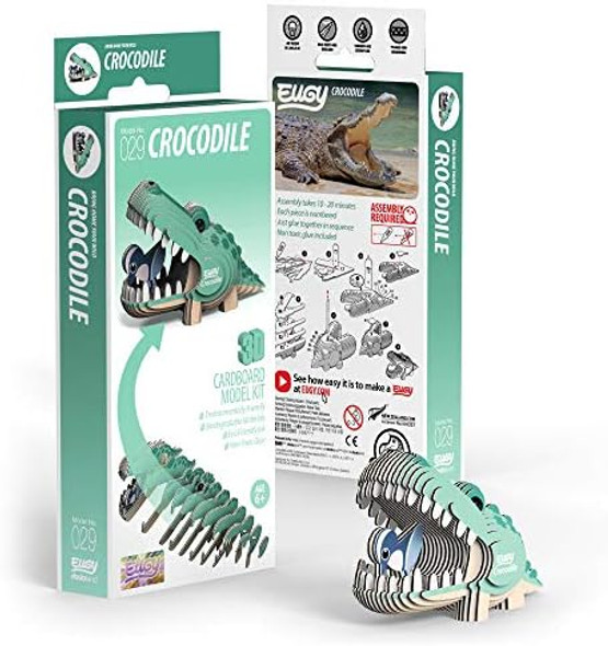Eugy Crocodile 3D Puzzle - 22 Piece Eco-Friendly Educational Toy Puzzle for Boys Girls & Kids Ages 6+
B08GPLFX6Y