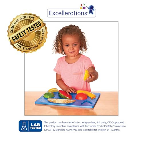 Excellerations 3D Chunky Food Puzzle for Preschool 7 Pieces Fruit
B08HGQ2285