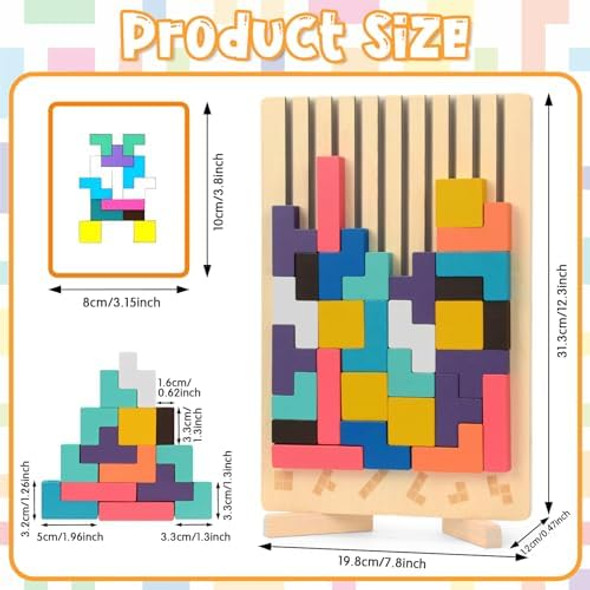 Fantspati Wooden Stacking Puzzle Toy Montessori Toys for 3+ Year Old Wooden Brain Teaser Puzzles 3D Russian Blocks Educational for Boys and Girls Brain Teaser Activity for Home Decor & Toys & Games
B0FHVJZNSQ Fantspati Wooden Stacking Puzzle Toy Montessori Toys for 3+ Year Old Wooden Brain Teaser Puzzles 3D Russian Blocks Educational for Boys and Girls Brain Teaser Activity for Home Decor & Toys & Games
B0FHVJZNSQ