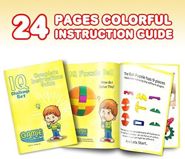 Gamie IQ Challenge Set Brain Teaser Puzzles Fun Puzzle Balls with Colorful Instruction Guide Party Games Includes 12 Fun and Challenging Puzzle Balls Great Educational Toy for Kids
B076R1NH9B Gamie IQ Challenge Set Brain Teaser Puzzles Fun Puzzle Balls with Colorful Instruction Guide Party Games Includes 12 Fun and Challenging Puzzle Balls Great Educational Toy for Kids
B076R1NH9B