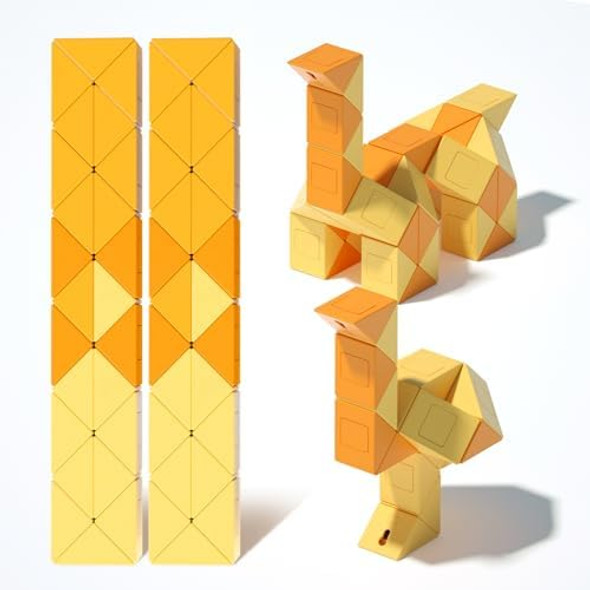 Gan Twist Magic Snake 48 Wedges 6 Colors Cube Puzzle with Toy Brain Teaser Game for Kids Teens
B09P684YQR Gan Twist Magic Snake 48 Wedges 6 Colors Cube Puzzle with Toy Brain Teaser Game for Kids Teens
B09P684YQR