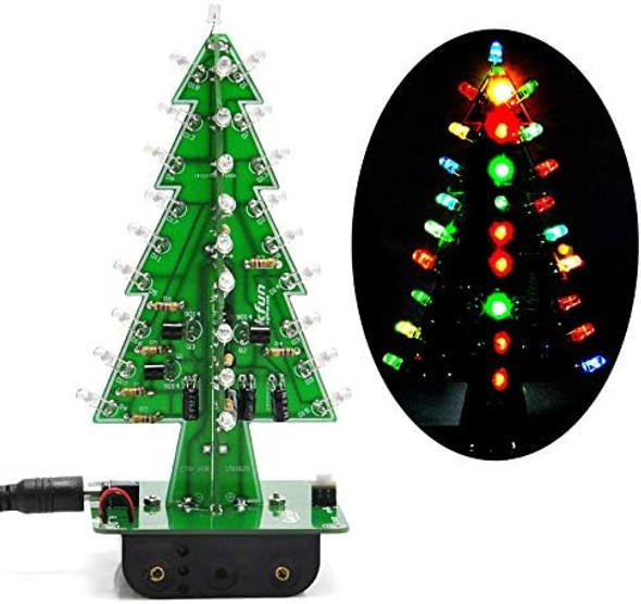 Gikfun Christmas Tree 3D Xmas Tree Led DIY Kits 7 Color Flash Circuit LED EK1697
B0142H2HBQ