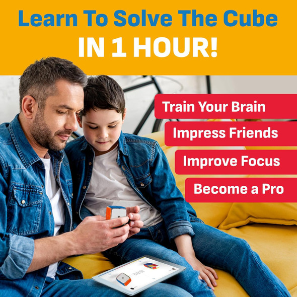 GocubeEdge The Connected Electronic Bluetooth Cube - Award-Winning 3x3 Magnetic Speed Cube - App Enabled Interactive Smart Cube - Best for Kids & Adults - STEM Brain Teaser Puzzles - App
B07W7TGWDR