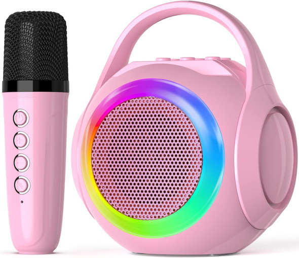 Hockvill Mini Karaoke Machine for Kids with 2 Microphones Bluetooth Toddler Karaoke Toy with LED Lights Rechargeable Portable Speaker for Girls & Boys Ages 3-10 Children’s Day & Birthday Ideas
B0F1CSYTYB