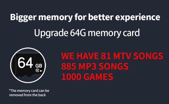 Hsahl Music Double Dance Mat for Kids and Adults64G Memory CardFitness Dance Games with MV/3D/Cartoon Dance Mode 1000pcs Games and 885pcs Songs 81pcs MV for HDMI TV Fun Senior Flannel Materia
B0F27RNRVY