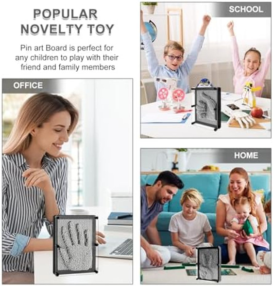 Hsxfl Classic 3D Metal Pin Art Toy - 8in x 6in 3D Large Size Pin Art Board for Kids or Adults (Silver)
B07JZ4WZ1P Hsxfl Classic 3D Metal Pin Art Toy - 8in x 6in 3D Large Size Pin Art Board for Kids or Adults (Silver)
B07JZ4WZ1P