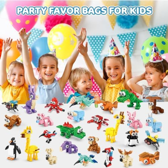 Insoon 30 Packs Animal Party Favors for Kids 810 PCS Mini Animal Building Block Toy Set for Goodie Bag Fillers Classroom Prizes Easter Birthday Children's Day for Boys Girls Student Ages 6+
B0D6XJK63R Insoon 30 Packs Animal Party Favors for Kids 810 PCS Mini Animal Building Block Toy Set for Goodie Bag Fillers Classroom Prizes Easter Birthday Children's Day for Boys Girls Student Ages 6+
B0D6XJK63R