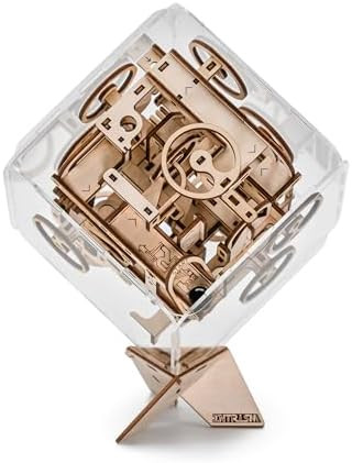 Intrism Mini - 3D Wooden Puzzle & Marble Maze for Teens & Adults Maze Puzzle - Building Kits for Adults Puzzle Box w/ 130 Pieces Made in USA
B09PYCM5NK