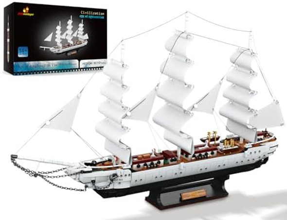 Jmbricklayer Ship Building Toy - Building Sets for Adult 40104 White Swan Model Ship Attractive Showroom Decoration Pirate Ship & Nautical Adventure Experience Construction Toys
B0BMK9WN7K Jmbricklayer Ship Building Toy - Building Sets for Adult 40104 White Swan Model Ship Attractive Showroom Decoration Pirate Ship & Nautical Adventure Experience Construction Toys
B0BMK9WN7K