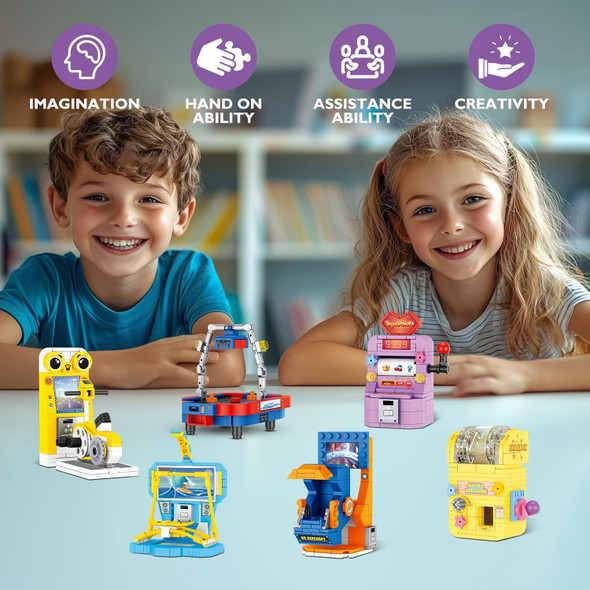 Jmbricklayer Friend Game Console Building Set 2013412 in1 Mini Game Console Collectible Model Building Christmas Party Favors for Goodie Bags Classroom Prizes Birthday s for Girls Boys
B0C9QS8VTL