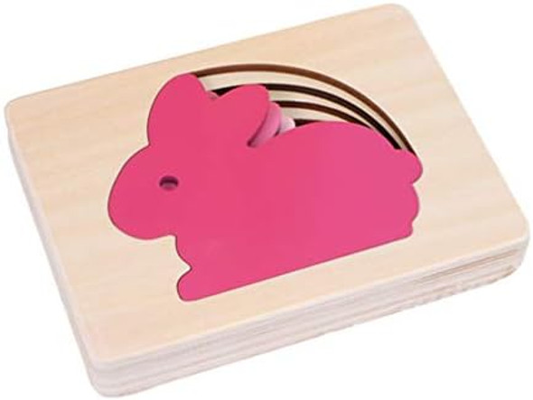 Jojofuny jojofuny 1 Set Multi Layered Puzzles Cartoon Bunny Rabbit 3D Panel Wooden Puzzles Size Recognizer Puzzles Early Educational Toys for Children Kids
B091L3BQKF