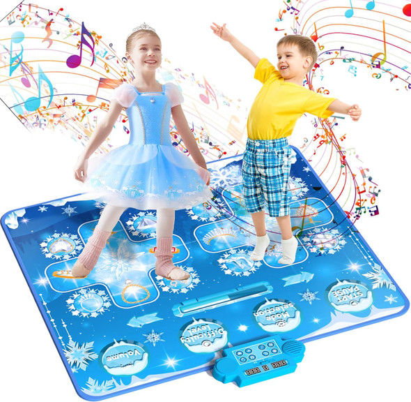Joyvalley Kids Dance Mat Toys - 2-Player Dance Pad s for Girls Boys Toddlers 3 4 5 6 7 8 9 + Year Old Electronic Dancing Mat Floor Games Toy with Music Light Christmas Birthday (Purple)
B0CBSG78VK Joyvalley Kids Dance Mat Toys - 2-Player Dance Pad s for Girls Boys Toddlers 3 4 5 6 7 8 9 + Year Old Electronic Dancing Mat Floor Games Toy with Music Light Christmas Birthday (Purple)
B0CBSG78VK