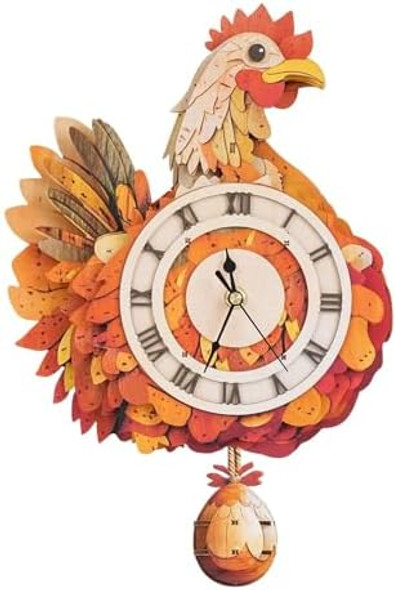 Kosmickiss 3D Wooden Puzzles for Adults-Retro Hen Wall Clock with Swinging-Mechanical Wooden DIY Clock Kit-Wooden Models for Adults to Build-Vintage Home Decor
B0F98Q819V Kosmickiss 3D Wooden Puzzles for Adults-Retro Hen Wall Clock with Swinging-Mechanical Wooden DIY Clock Kit-Wooden Models for Adults to Build-Vintage Home Decor
B0F98Q819V