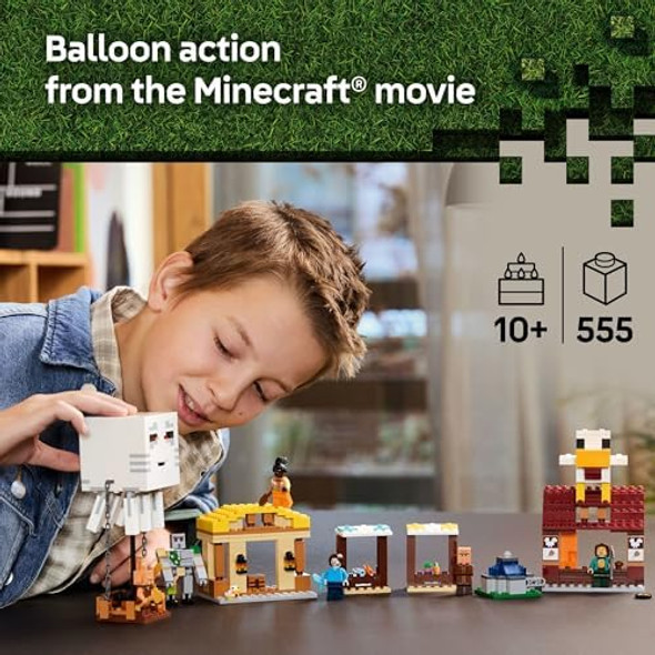 Lego Minecraft The Ghast Balloon Village Attack- Toy Building Set for Kids Girls and Boys Ages 10+ - Includes Steve Natalie and Dawn Minifigures - Birthday Idea - 21273
B0DJ1B3W5D Lego Minecraft The Ghast Balloon Village Attack- Toy Building Set for Kids Girls and Boys Ages 10+ - Includes Steve Natalie and Dawn Minifigures - Birthday Idea - 21273
B0DJ1B3W5D