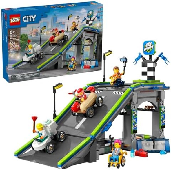 Lego City No Limits: Race Car Ramp Track Toy - Building Toy for Kids Boys and Girls Ages 6+ - Soap Box Car Ramp for Racing with 2 Cars 4 Minifigures and Buildable Ramp - Idea - 60460
B0DJ1BDRV5 Lego City No Limits: Race Car Ramp Track Toy - Building Toy for Kids Boys and Girls Ages 6+ - Soap Box Car Ramp for Racing with 2 Cars 4 Minifigures and Buildable Ramp - Idea - 60460
B0DJ1BDRV5