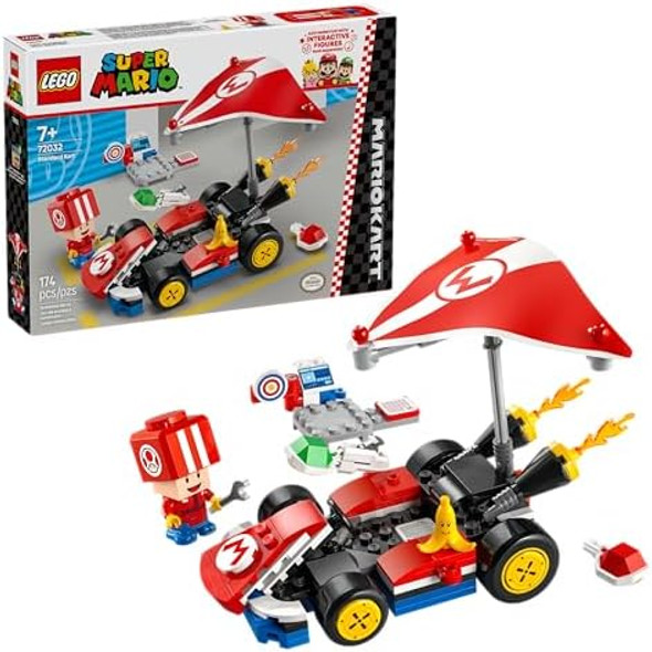 Lego Super Mario: Mario Kart Standard Kit - Collectible Toy Building Set for Kids Boys and Girls Ages 7+ - Nintendo Mario Kart Toy for Fans - Idea for Birthdays - 72032
B0DJ199XBY