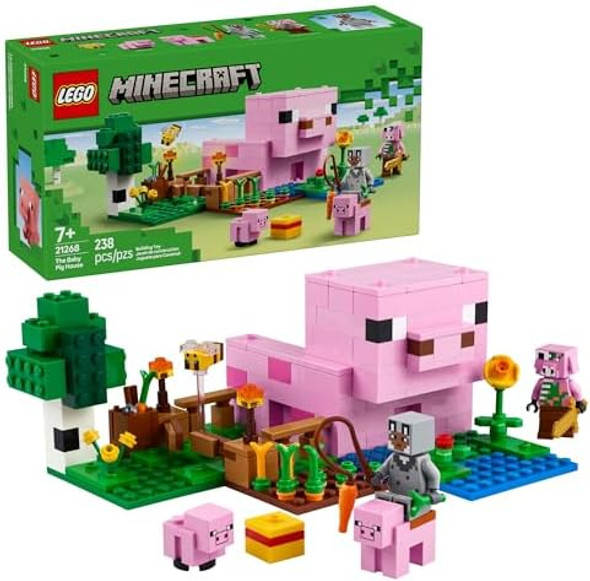 Lego Minecraft The Baby Pig House Toy Figures and Playset - Building Minecraft Toy for Kids Boys and Girls Ages 7+ - for Birthdays - with 2 Minifigures for Pretend Play - 21268
B0DJ19VGDH Lego Minecraft The Baby Pig House Toy Figures and Playset - Building Minecraft Toy for Kids Boys and Girls Ages 7+ - for Birthdays - with 2 Minifigures for Pretend Play - 21268
B0DJ19VGDH