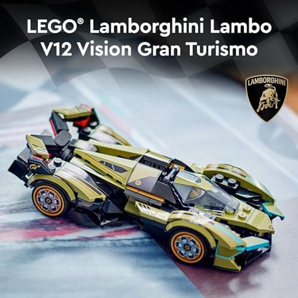 Lego Speed Champions Lamborghini Lambo V12 Vision GT Super Car Formula 1 Vehicle Toy Driving Playset Buildable Model Set for Kids Lamborghini Car for Kids and Gaming Fans F1 Toy Car 76923
B0CV2FMGGB