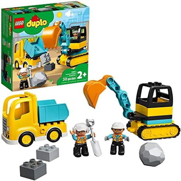 Lego DUPLO Town Truck & Tracked Excavator Toddler Building Blocks - Learning & Education Construction Toys for Preschool - Birthday for 2-3 Year Old Boys & Girls - 10931
B0858LSYY1