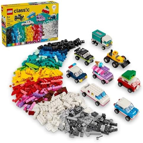 Lego Classic Creative Vehicles Colorful Construction Brick Building Kit with Ice Cream Truck Police Car Toy Model City Cars and More or Car Toy for Boys Girls and Kids Ages 5 and Up 11036
B01N9DNQAU
