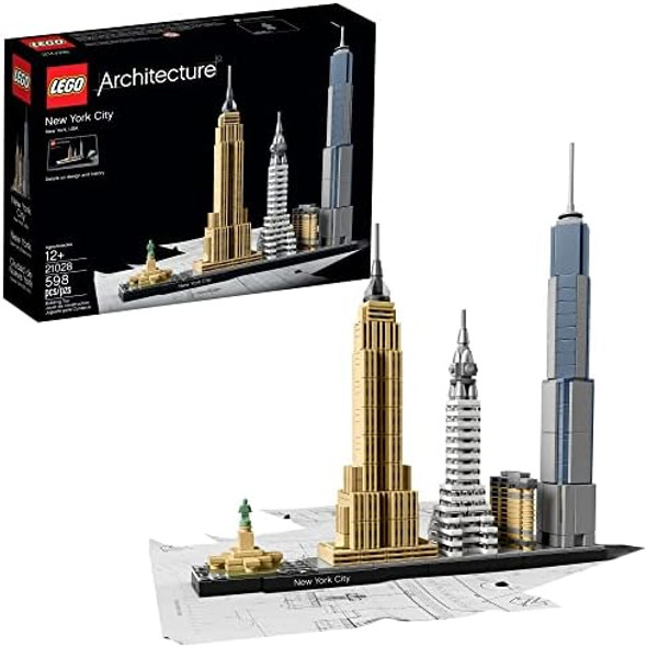 Lego Architecture York City Model Kit - Bedroom or Office Decor for Kids & Adults Ages 12+ - Building Blocks to Display - NYC & Souvenir Ideas - 21028
B017B19DOY Lego Architecture York City Model Kit - Bedroom or Office Decor for Kids & Adults Ages 12+ - Building Blocks to Display - NYC & Souvenir Ideas - 21028
B017B19DOY