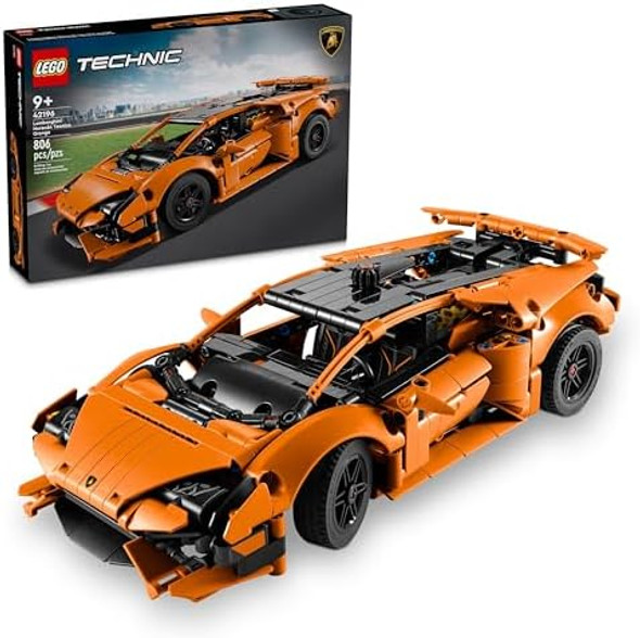 Lego Technic Lamborghini Huracn Tecnica Orange Toy Cars - Building Toys for Kids Boys & Girls Ages 9+ - Lamborghini Toy Car W/ V10 Engine & Steering - Ideas for Birthdays - 42196
B0CPQ54PQ5