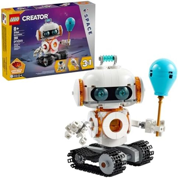 Lego Creator 3 in 1 Space Robot Toy - Building Toy Kit for Kids with 3 Options Robot Spaceship or Dog - 8 Year Old Boy & Girl Birthday s - 31164
B0DJ1B5PX5 Lego Creator 3 in 1 Space Robot Toy - Building Toy Kit for Kids with 3 Options Robot Spaceship or Dog - 8 Year Old Boy & Girl Birthday s - 31164
B0DJ1B5PX5