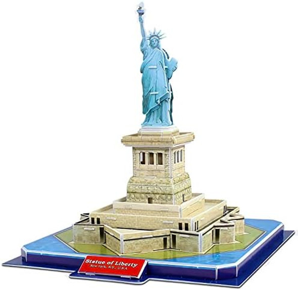 Liberty Imports 3D Puzzle Statue of Liberty - DIY Architecture Building Model Kit Realistic Replica No Glue Educational Toy for Kids & Adults York Landmark Decor
B0091VN5CY