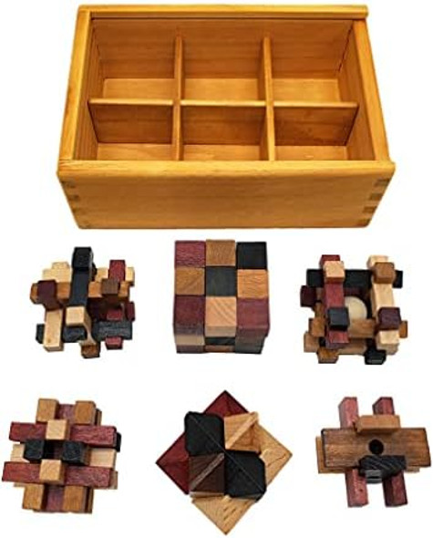Lmc Products Wooden Brain Teaser Puzzles 6 Pack - 3D Brain Teasers for Adults & Kids - Educational and Fun Ideas - Mind Puzzles for Adults
B08DH7FB6Y Lmc Products Wooden Brain Teaser Puzzles 6 Pack - 3D Brain Teasers for Adults & Kids - Educational and Fun Ideas - Mind Puzzles for Adults
B08DH7FB6Y