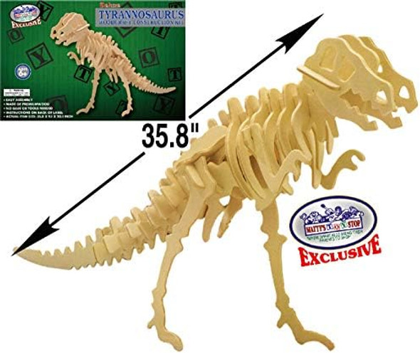 Matty'S Toy Stop Matty's Toy Stop Deluxe Large 3D Dinosaur Wood Puzzle Craft Kits T-Rex Tyrannosaurus (35.8") & Stegosaurus (28.3") Set Bundle - 2 Pack
B07Z6Q1S17