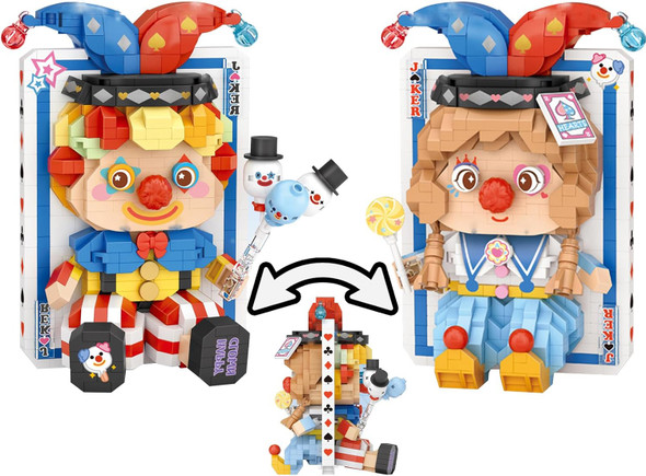 Meiest Double Side Building Blocks SetCreative Opposites Building Bricks ToyCute Home Decoration (Angel&Devil)
B0FFGMNK1W