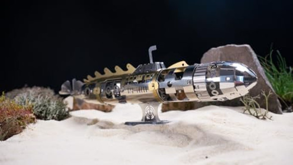 Metal-Time METAL-TIME Elusive Nautilus Submarine 3D Metal Mechanical Model Building Kit Unique Wind-Up Moving Mechanism Assemble Disassemble Stainless Steel Puzzle - 91 Pieces
B09JCRCQ1K