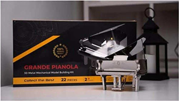 Metal-Time Grand Piano 3D Metal Model Kit Grand Piano 3D Puzzle Two Colors Design Grande PIANOLA Model SANKYO Music Box with Melody Castle in The Sky.
B09LJRR424