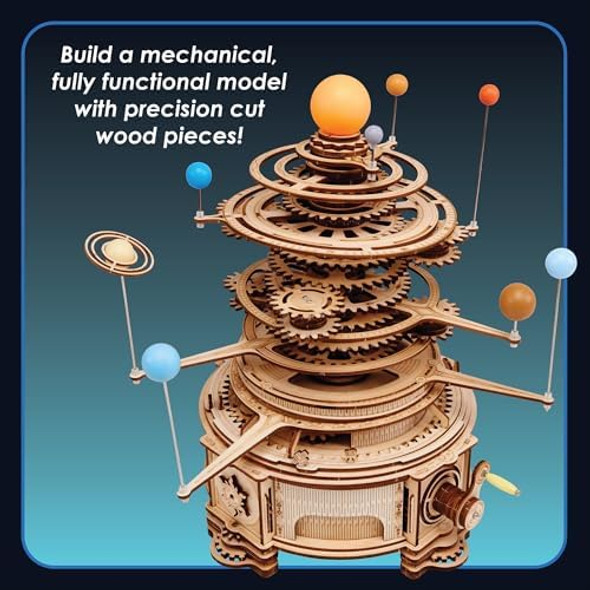 Mindware Gearjits: Solar System – Wooden 3D Building Puzzle for Teens & Adults – DIY Solar System Model – Fun for Parents Too – Great STEAM s for Ages 12+
B0B9CKT8GM