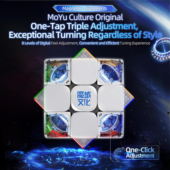 Moyu Super Weilong v2 Magnetic Cube Stickerless 3x3 Easy Turn & Smooth Faster & Professional(Magnetic UV Coated Version)
B0F5WCV8FZ