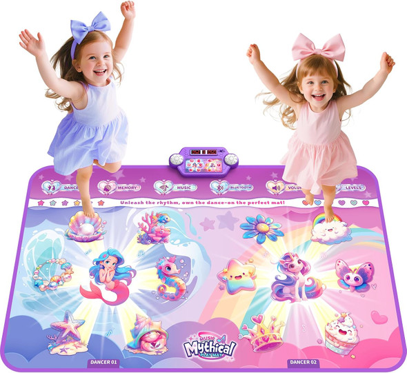 Muzrees Rechargeable Kids Dance Mat XL Bluetooth Electric Dance Mats Toy for Kids Girls Challenge Unicorn Dance Pad for Kid Age 8-12 Christmas Birthday Music Princess Ideas for Girls 3-5 4-8
B0F7Z3DDMC Muzrees Rechargeable Kids Dance Mat XL Bluetooth Electric Dance Mats Toy for Kids Girls Challenge Unicorn Dance Pad for Kid Age 8-12 Christmas Birthday Music Princess Ideas for Girls 3-5 4-8
B0F7Z3DDMC