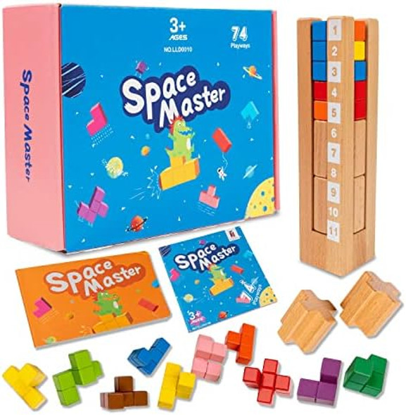 Neoland Wooden Brain Teaser Puzzles for Kids Ages 4-8 3D Puzzle Board Game 3D Wooden IQ Puzzles Game for Kids Ages 4-8 Educational Learning Games Toy.
B0BHSSFPH3
