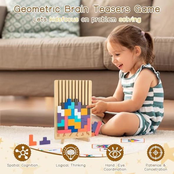Niyopdg Wooden Stacking Puzzle Toy3D Colored Wooden PuzzleRussian Montessori Brain Blocks Puzzles Toys for Boys and GirlsBoard Jigsaw Game Toys for Brain Teasers for Toddlers 3-8Years
B0FJF8LBBY Niyopdg Wooden Stacking Puzzle Toy3D Colored Wooden PuzzleRussian Montessori Brain Blocks Puzzles Toys for Boys and GirlsBoard Jigsaw Game Toys for Brain Teasers for Toddlers 3-8Years
B0FJF8LBBY