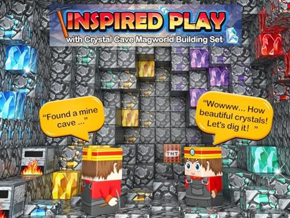 Norline 100PCS Magnetic Blocks Building Toys Gem Cave Adventure Building Craft Learning Sensory Toys for Boys Girls Age 3-12 Game for Kids Little Gamers (0.8 inch)
B0DQCYBTSR