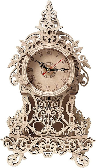 Oxyplay 3D Assembled Wooden Clock Wood 3D Puzzle for Home Room Decor Creative DIY Antique Jewelry Box Educational Puzzle Development Hands-on Ability Special-Shape Puzzle for Adults and Teens (Clock)
B0BC5PXB86